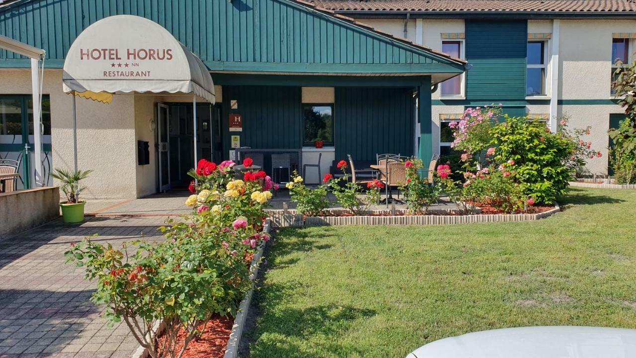 Toulenne Logis Hotel Horus Restaurant Les Bruyeres מראה חיצוני תמונה